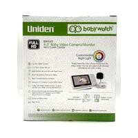 Uniden BW4501 4.3 Inch Full HD Baby Video Camera Monitor with Clamp Camera