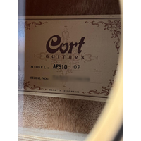 Cort AF510 6 String Open Pore Finish Acoustic Guitar