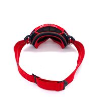 Leatt Velocity 5.5 Adult Off-Road Motorcycle Goggles Anti-Fog with Red Strap