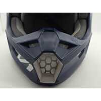 FOX V1 Werd Adult MX Motocross Helmet Navy Size XL 61-62 with Scott Goggles