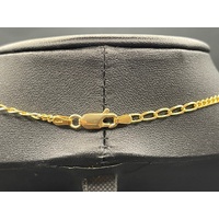 Ladies 9ct Yellow Gold Long Curb Link Necklace