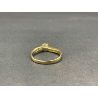 Ladies 18ct Yellow Gold Diamond Ring