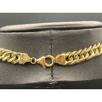 Unisex 18ct Yellow Gold Curb Link Necklace