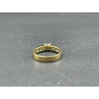 Ladies 18ct Yellow Gold Diamond Ring