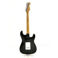 SX Left-Handed Electric Guitar Black with Soft Case