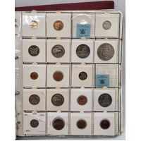 Coin Album Australia and World Assorted 1910's to 1990's