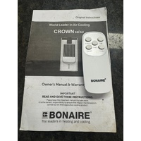 Bonaire Crown 10i Evaporative Air Cooler with Remote and Manual