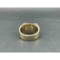 Mens 9ct  Solid Yellow Gold Chunky Ring