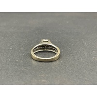 Ladies 18ct White Gold Diamond Ring