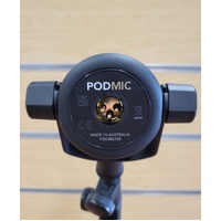 Rode PodMic FG0386105 Dynamic Podcasting Microphone with Stand and XLR Cable