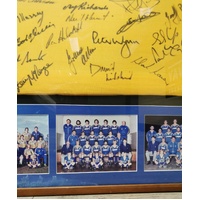 Classic Parramatta Premiers 1981-82-83 Jersey Signed by Team Framed Memorabilia