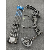 Hori-Zone Vulture 65lbs Compound Bow with 5 Arrows in Case