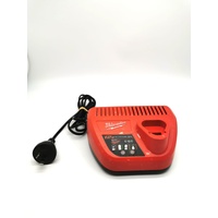 Milwaukee C12C 12V M12 Lithium-Ion Battery Charger with 2 x 12V 2.0Ah Battery