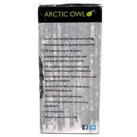 Trader Arctic Owl Outdoor Infrared Sensor Black IP66 3 Wire Design OWPIRODBK