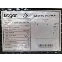 Kogan 46L Stainless Steel Cold Bar Fridge KAM46LBRSFA