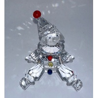 Swarovski Crystal Figurines Clown Set Limited Edition Crystal Figures