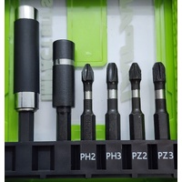 Taipan Impact Bit Set with Storage Case