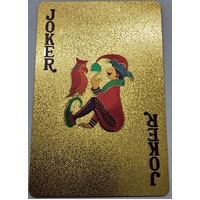 Dollar Direct 999.9 24 Carat Gold Foil Plated Playing Cards with Certificate