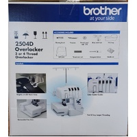 Brother 2504D 3 or 4 Thread Overlocker White