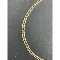 Ladies 9ct Yellow Gold Anchor Link Anklet