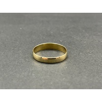 Unisex 9ct Yellow Gold Pattern Band Ring