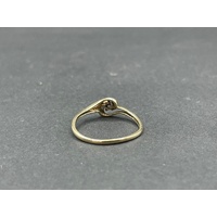 Ladies 9ct Yellow Gold Blue Gemstones Ring