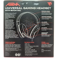 Asena Universal Gaming Headset with Boom Mic