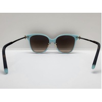 Tiffany & Co TF4193 Brown Gradient Havana On Tiffany Blue Ladies Sunglasses