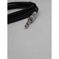 Worldstage 3m Black Professional Guitar Lead 1/4 inch 6.5 mm mono phono jack (New)