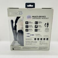 Sonic B Hi-Res Stereo Multi-Device Universal Headset Black with Noise Reduction