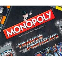 Hasbro Monopoly Transformers Retro Edition Board Game Up to 6 Players