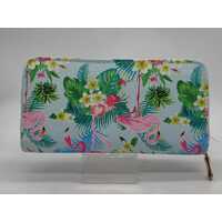 Yen Women’s Flamingo Wallet Zip Around Travel Clutch Purse