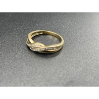 Ladies 9ct Yellow Gold Ring (Pre-Owned)