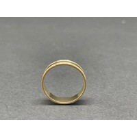 Unisex 18ct Yellow Gold Band Ring (Pre-Owned)