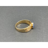 Ladies 18ct Yellow Gold Ring (Pre-Owned)