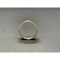 Unisex 9ct Yellow Gold Plain Band Ring (Pre-Owned)