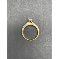 Ladies 18ct Yellow Gold Diamond Ring (Pre-Owned)