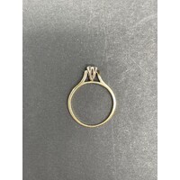 Ladies 18ct Yellow Gold Diamond Ring (Pre-Owned)