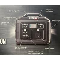 NEW Ferrex Pro 600W Portable Power Station Indoor and Outdoor Power Use