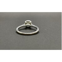 Ladies 18ct White Gold Diamond Engagement Ring