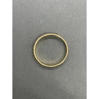 Unisex 21ct Yellow Gold Laser Cut Ring