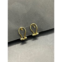 Ladies 9ct Yellow Gold Huggie Earrings