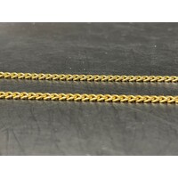 Unisex 9ct Yellow Gold Curb Link Necklace