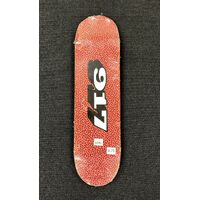 Call Me 917 Sprinkle Red Skateboard Deck Alex Size: 8.25 Inch Length 31.827