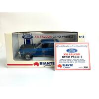 Biante XW Falcon GTHO Phase 2 Starlight Blue 1:18 Scale Limited Edition 262/8040