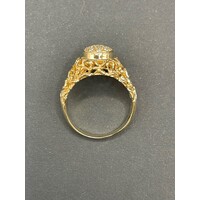 Unisex 18ct Yellow Gold Diamond Ring