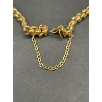 Ladies 14ct Yellow Gold Fancy Link Bracelet