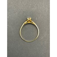 Ladies 18ct Yellow Gold Diamond Ring