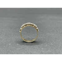 Ladies 9ct Yellow Gold Cubic Zirconia Ring