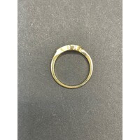 Ladies 18ct Yellow Gold Diamond Enhancer Ring